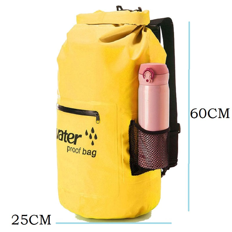 Foldable Roll Top Sport Dry Bag Waterproof Outdoor Hiking Backpack for Travel