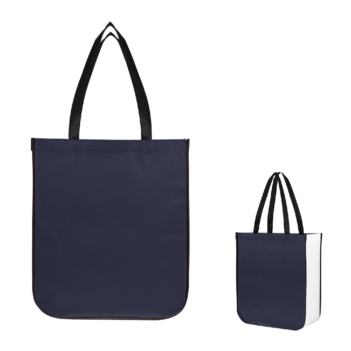 10PCS/SET LAMINATED NON-WOVEN TOTE BAG WITH 100% RPET MATERIAL