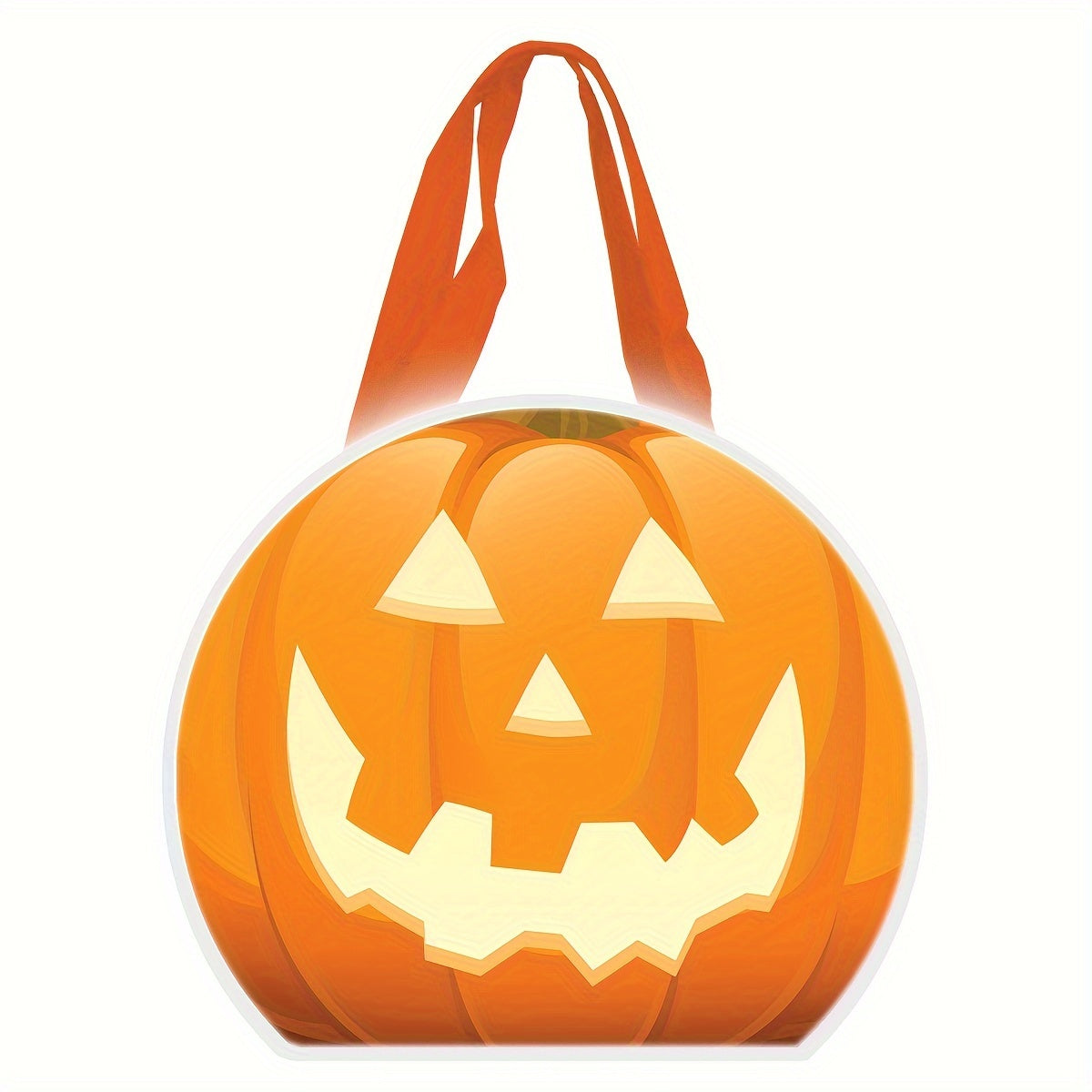 10PCS/SET REFLECTIVE SHOPPER REFLECTIVE HALLOWEEN PUMPKIN NON-WOVEN TOTE BAG