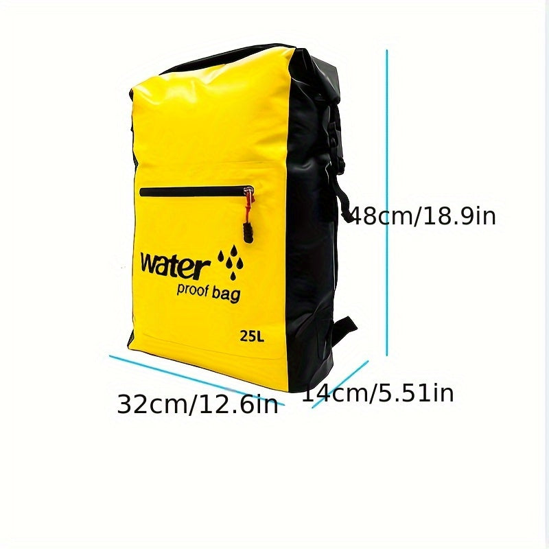 1pc PVC Dry Wet Separation High-Capacity Outdoor Compartment Bag, For Hiking And Mountaineering