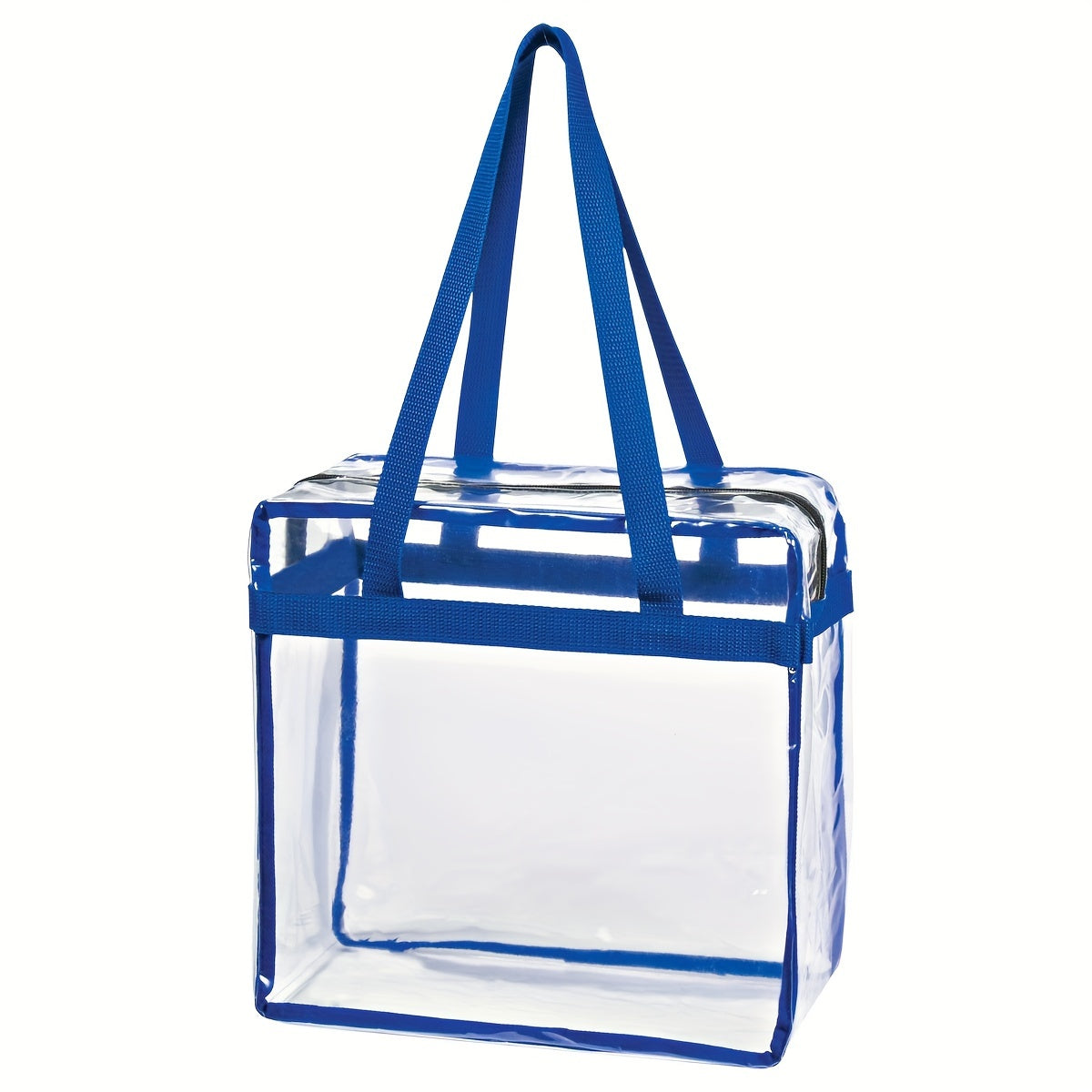 5PCS/SET CLEAR TOTE BAG WITH ZIPPER