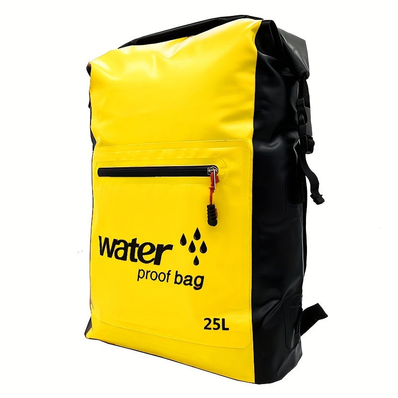 1pc PVC Dry Wet Separation High-Capacity Outdoor Compartment Bag, For Hiking And Mountaineering