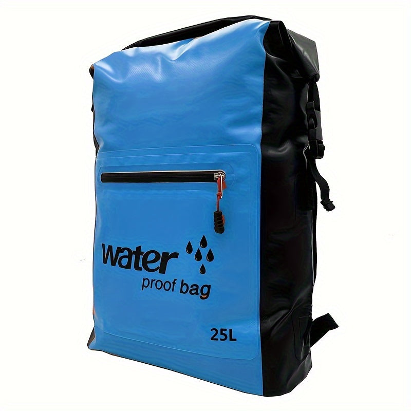 1pc PVC Dry Wet Separation High-Capacity Outdoor Compartment Bag, For Hiking And Mountaineering